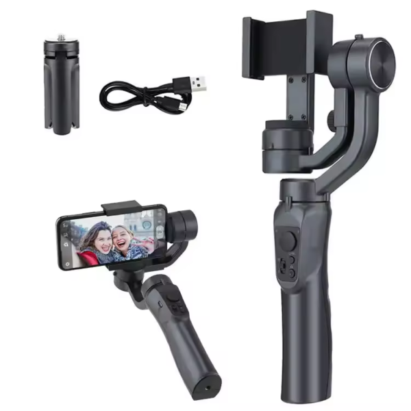 F6 Gimbal 3 Axis Cell Phone Flexible Gimbal Stabilizer  For Smartphone