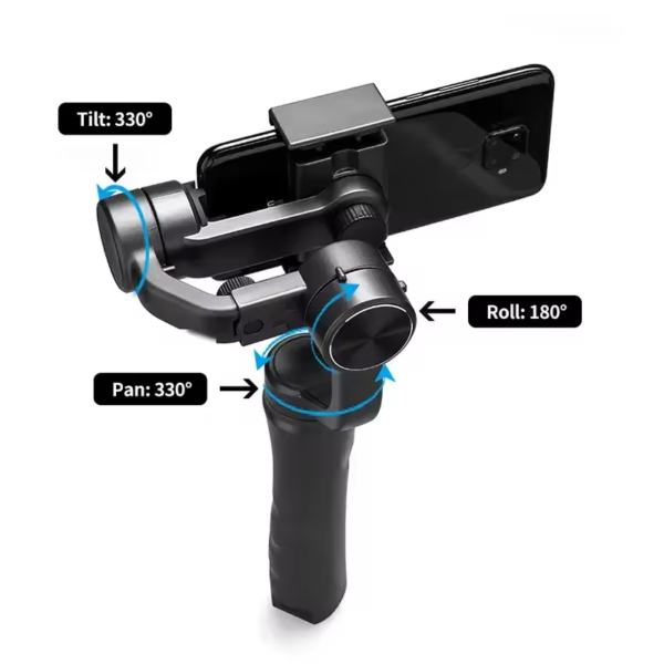 F6 Gimbal 3 Axis Cell Phone Flexible Gimbal Stabilizer  For Smartphone - Image 2