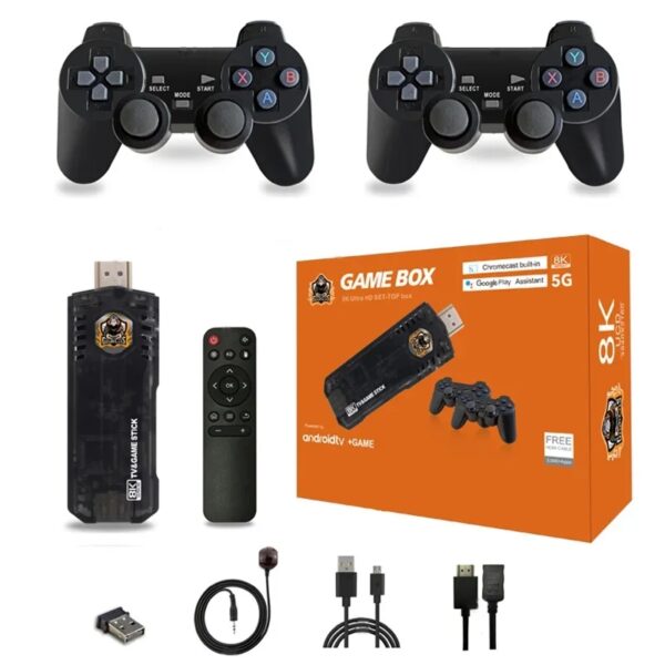 Amazon Fire X8 tv game stick 4K mini 10000 Games Arcade Retro Video Game Consoles For Android TV Box