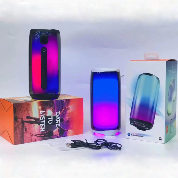 Latest Wireless Outdoor Waterproof Portable Subwoofer Bass Wireless RGB 4 Pulse 5 Speaker - Image 6